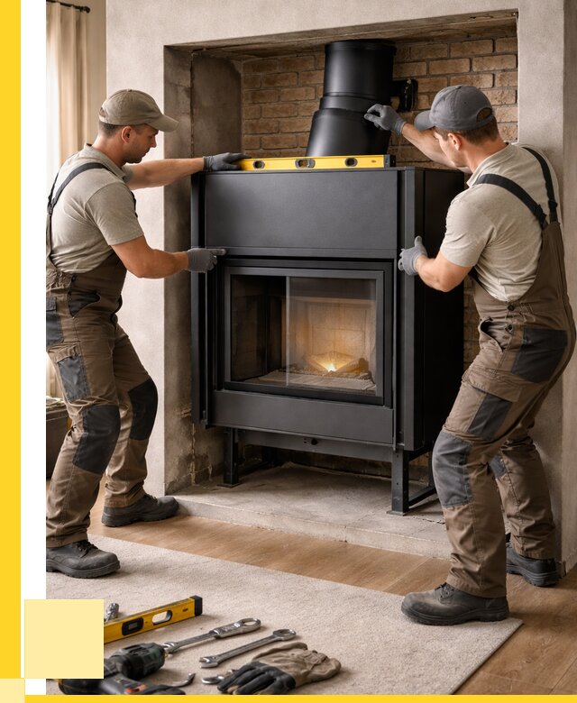 Установка каминных топок в Мурманске под ключ от 18508 р. | ЭриданМрм