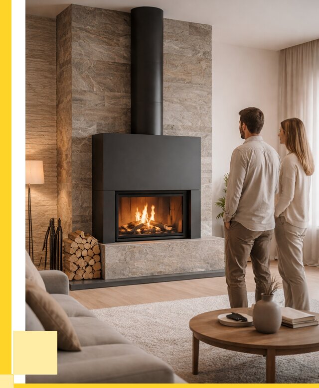 Закрытые камины под ключ в Мурманске от 123384 р., ЭриданМрм