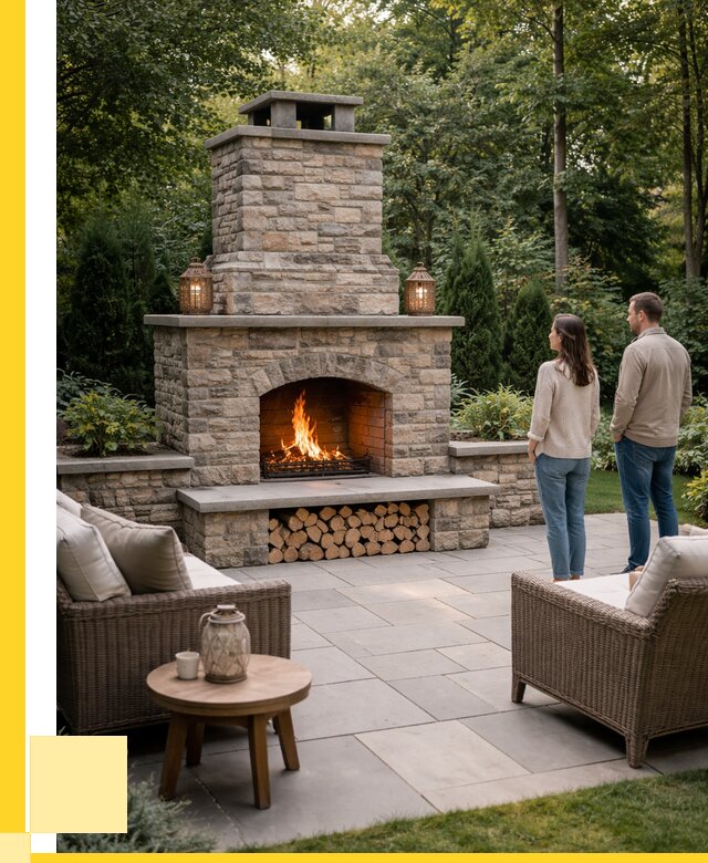 Уличные камины из кирпича в Мурманске от 154230 р. | ЭриданМрм