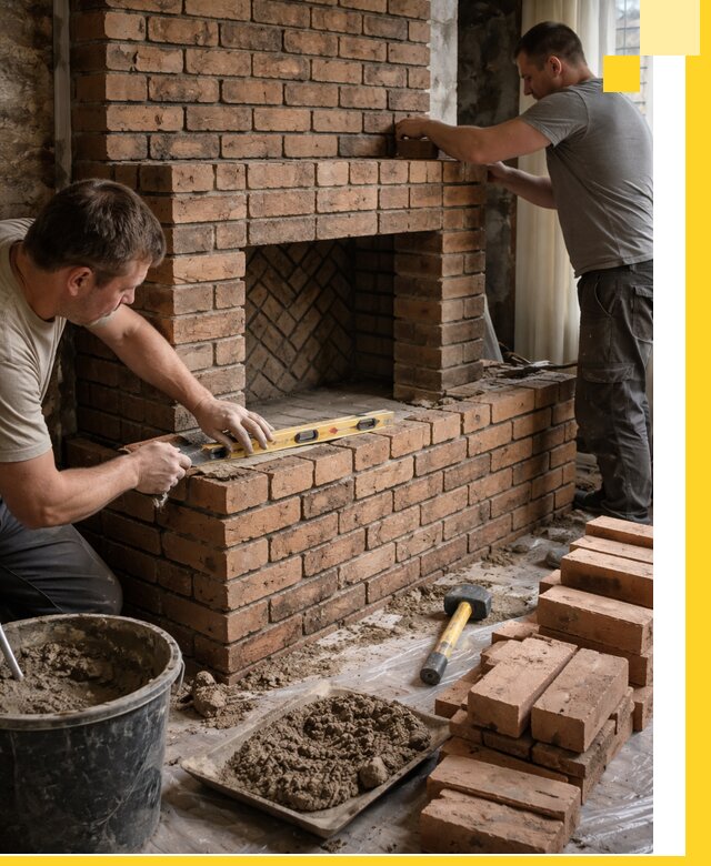 Изготовление и установка кирпичных каминов в Мурманске