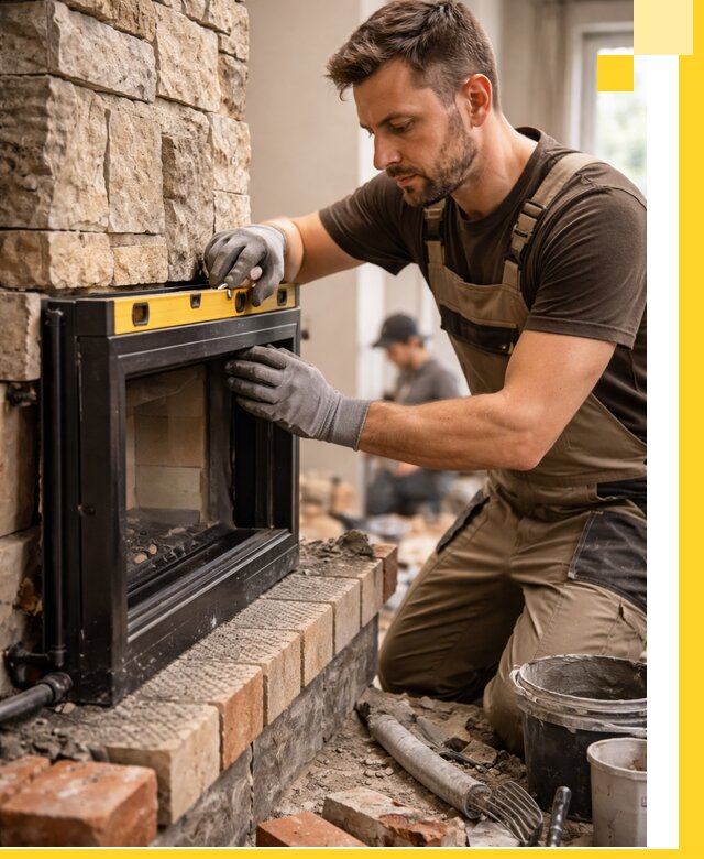 Дровяные камины под ключ в Мурманске: монтаж, обустройство