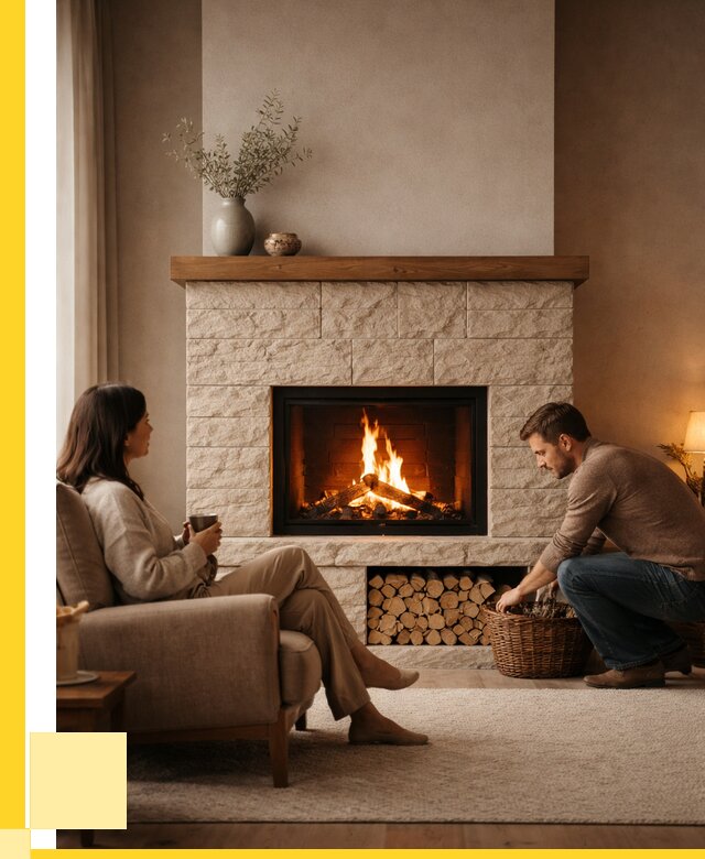 Камины для дома в Мурманске под ключ от 154230 р. | ЭриданМрм