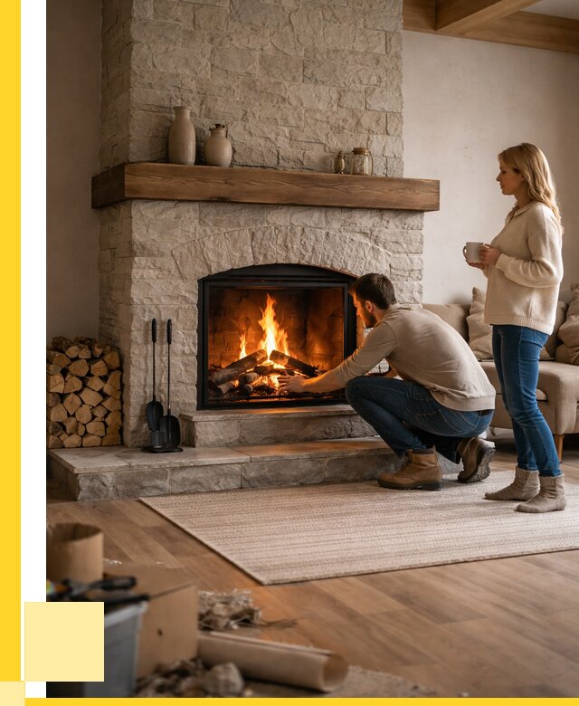 Камины для загородного дома в Мурманске от 359870 р., ЭриданМрм