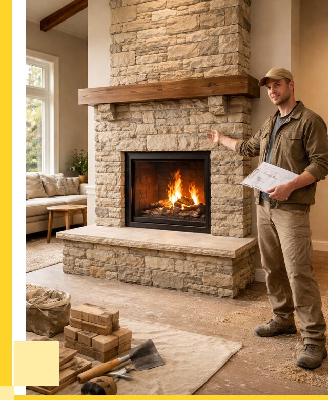 Камины под ключ в Мурманске от 185076 р. | ЭриданМрм — установка