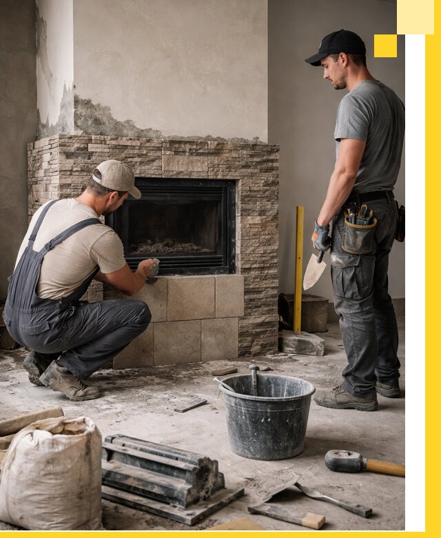 Камины под ключ в Мурманске: проект, изготовление и монтаж