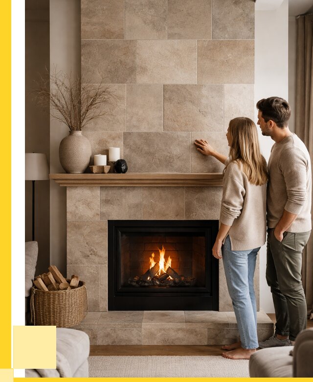 Облицовка каминов керамогранитом в Мурманске от 4627 р. | ЭриданМрм