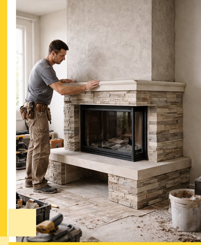 Изготовление каминов под ключ в Мурманске от 154230 р. | ЭриданМрм