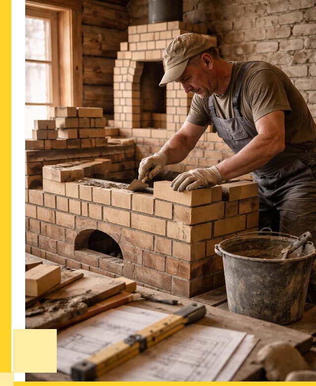 Кладка печей из кирпича в Мурманске цены от 30846 р. - ЭриданМрм