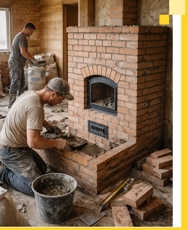 Профессиональное строительство печей в Мурманске под ключ