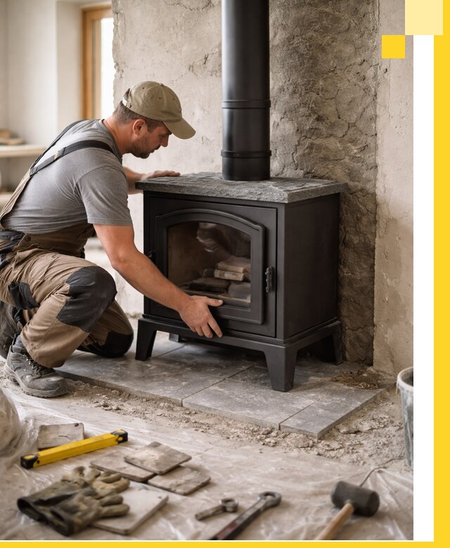 Профессиональный монтаж печей и каминов в Мурманске под ключ