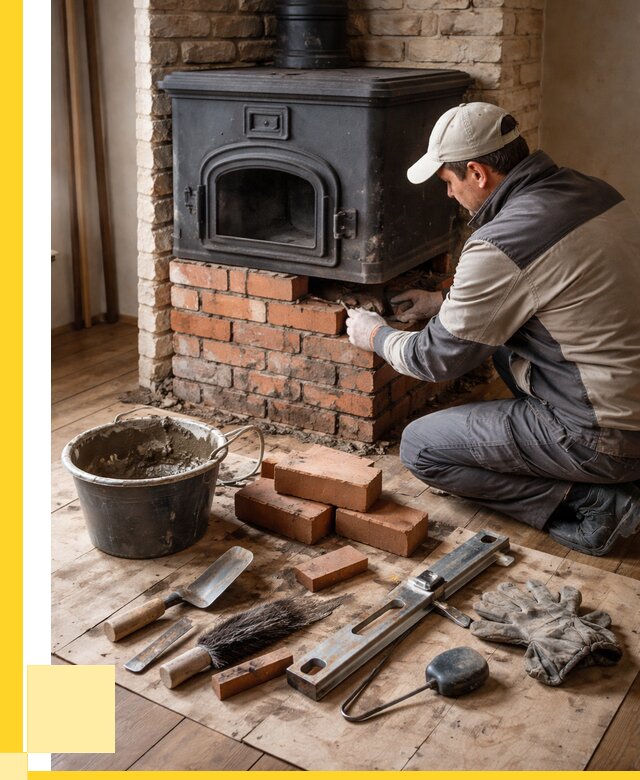 Ремонт печей в Мурманске от 12338 р., услуги печника ЭриданМрм