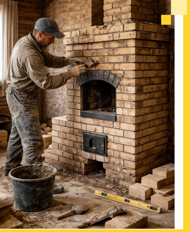 Кирпичные печи под ключ в Мурманске: проектирование и кладка