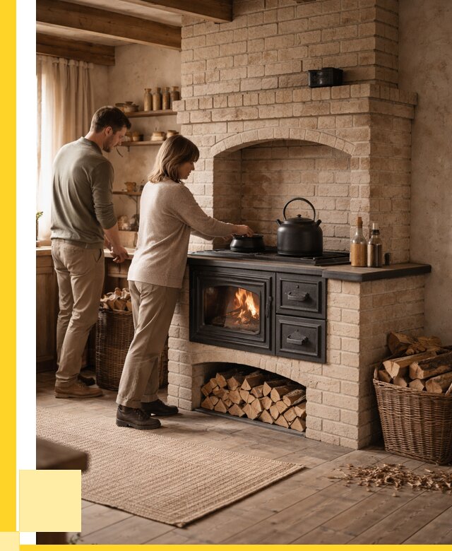 Печи с плитой в Мурманске от 46269 р. | ЭриданМрм — кирпичная печь