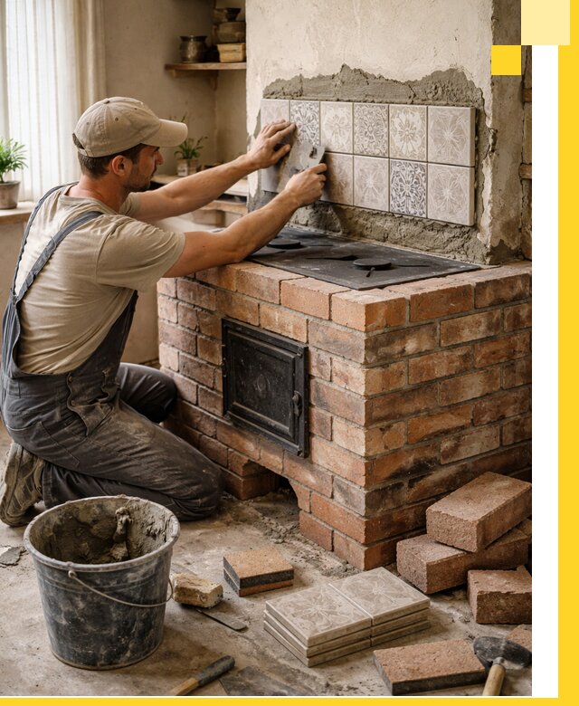 Печи с плитой на заказ монтаж гарантия и сервис в Мурманске