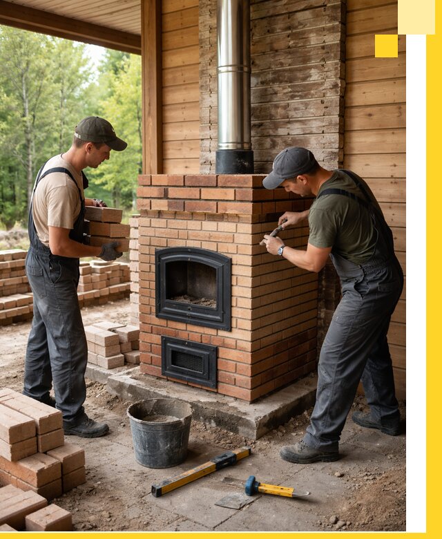 Производство и установка дачных печей под ключ в Мурманске