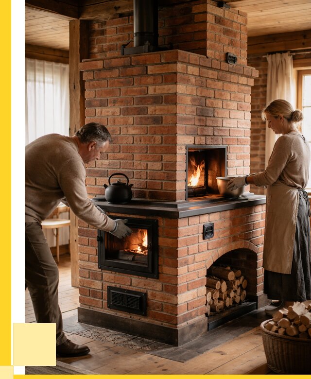 Печи для загородного дома под ключ в Мурманске от 82256 р. | ЭриданМрм