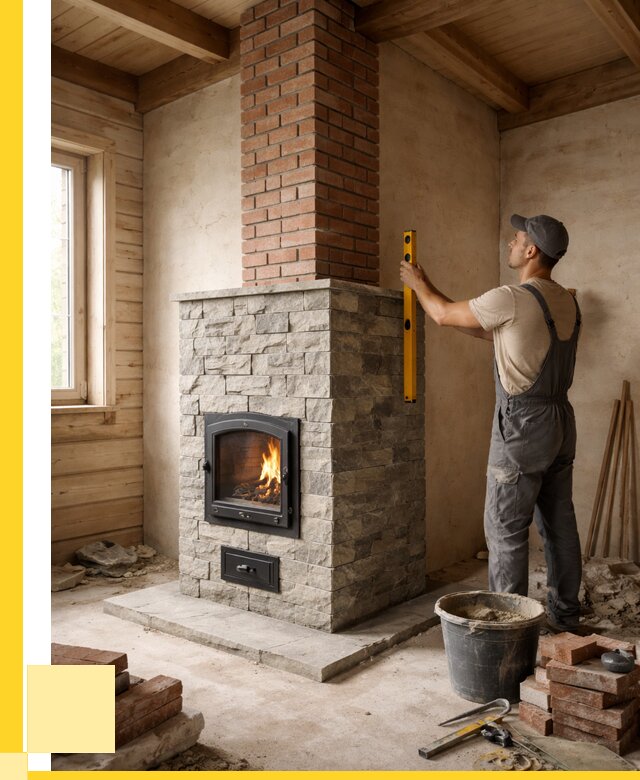 Печи и дымоходы под ключ в Мурманске от 46269 р., ЭриданМрм