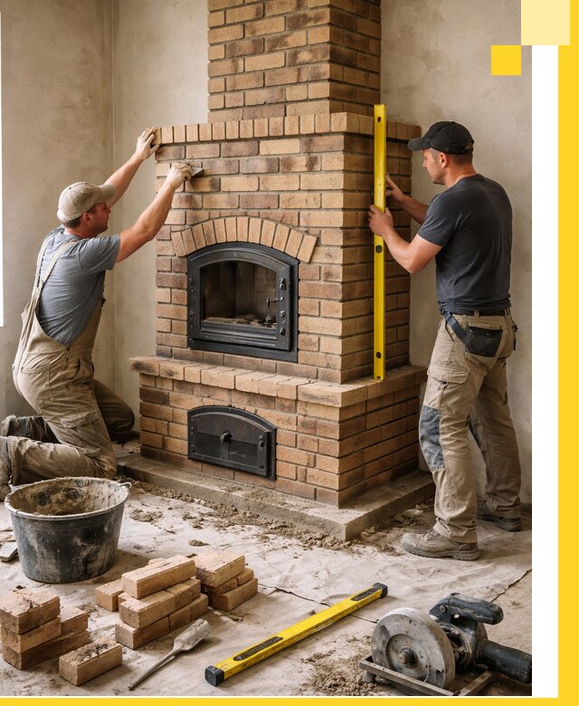 Продажа и установка печей и каминов для дома под ключ в Мурманске