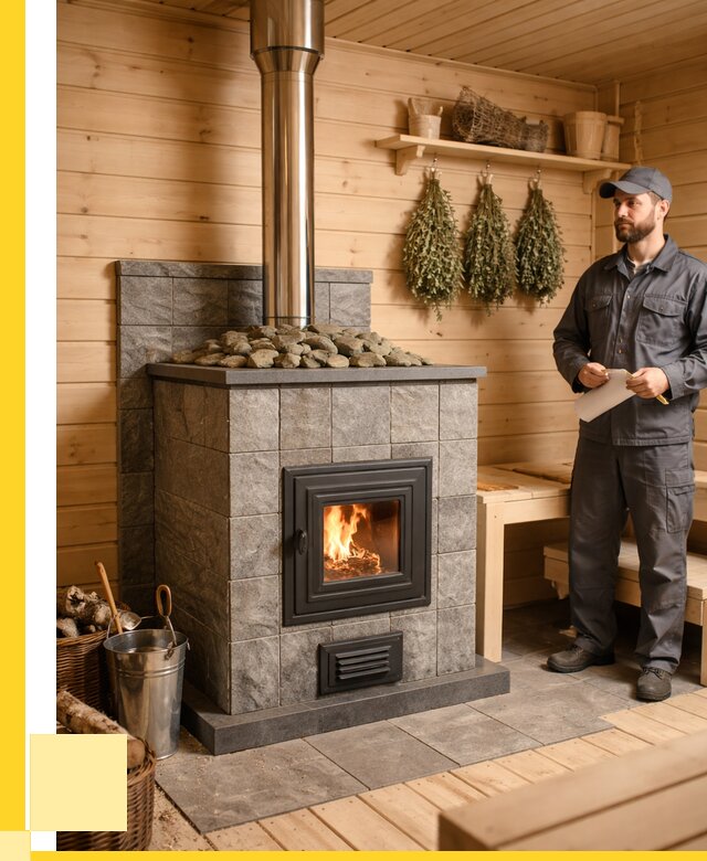 Печи для бани под ключ в Мурманске от 123384 р. | ЭриданМрм