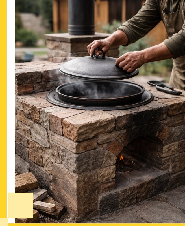 Печи для казана в Мурманске по цене от 18508 р. | ЭриданМрм