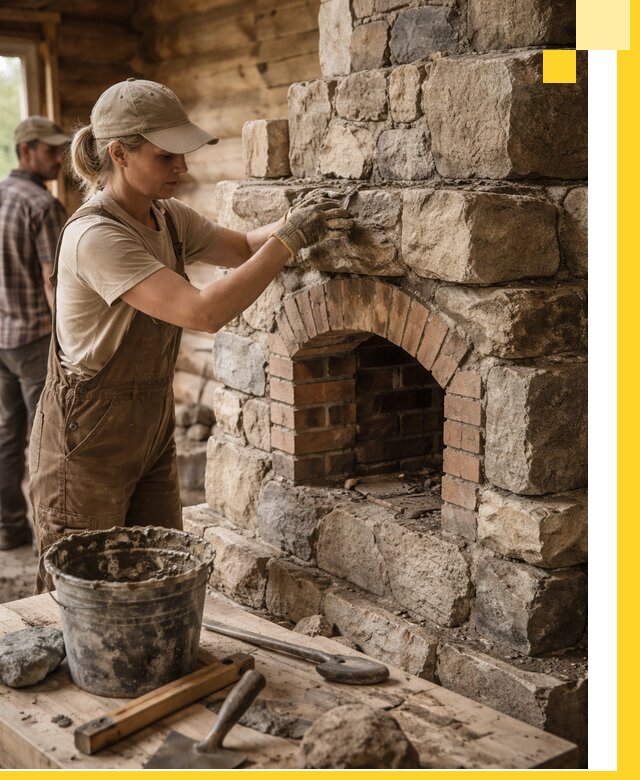 Каменные печи на заказ и монтаж в Мурманске, долговечные решения