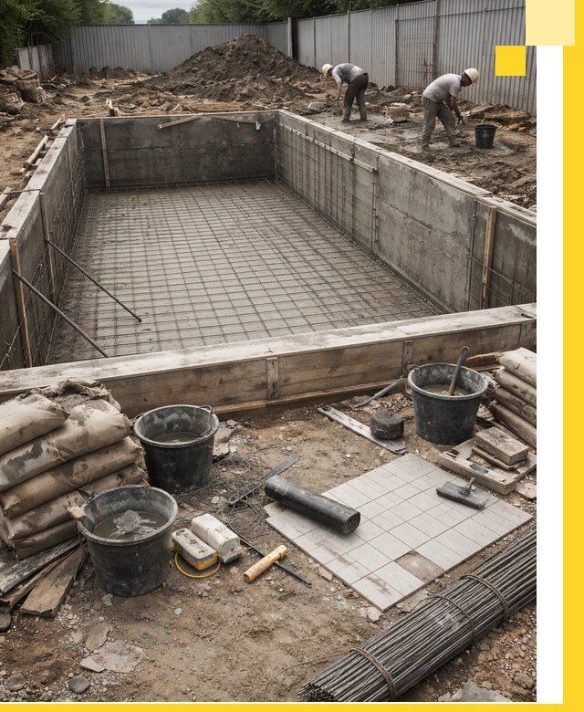 Строительство бассейнов под ключ в Мурманске, дизайн и монтаж