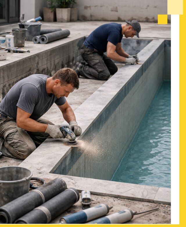 Профессиональный ремонт бассейнов под ключ в Мурманске