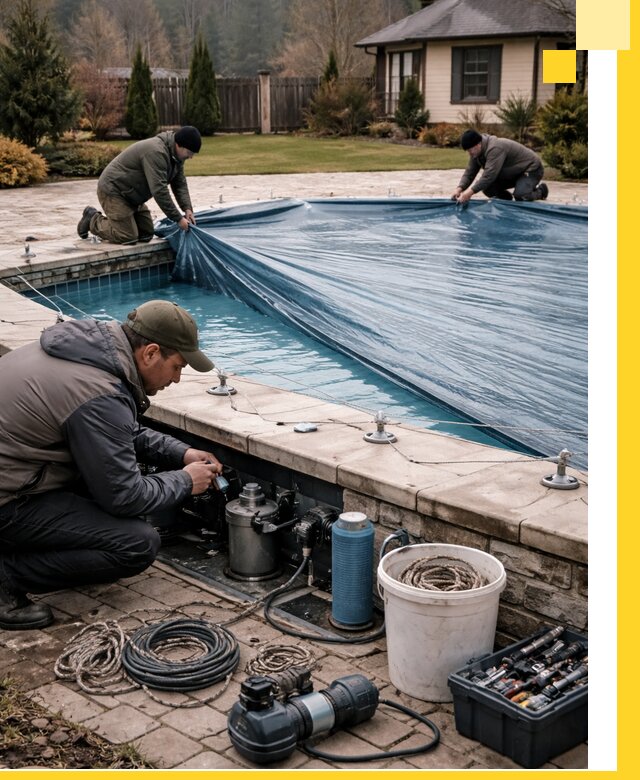 Консервация бассейнов в Мурманске: подготовка к длительному хранению