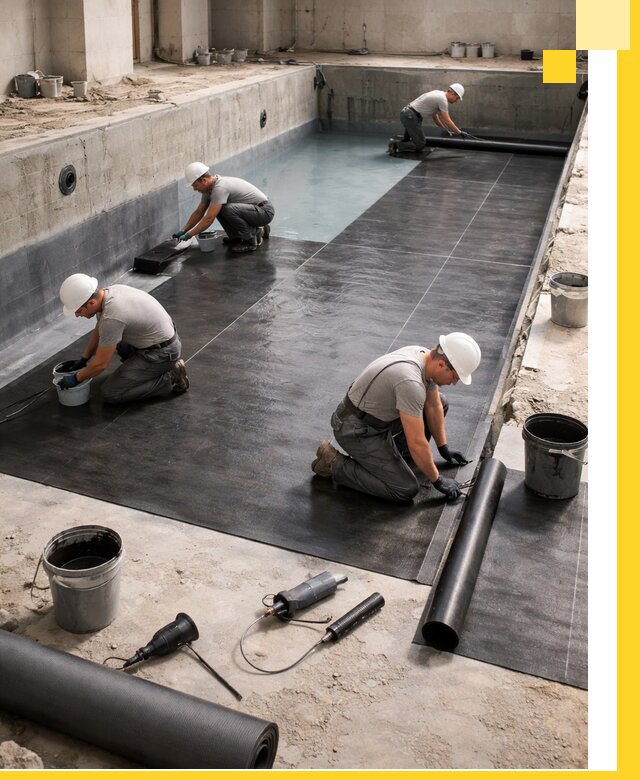 Профессиональная гидроизоляция бассейнов и чаш в Мурманске под ключ