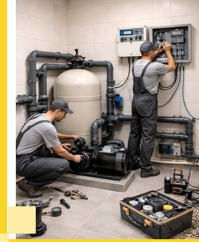 Монтаж оборудования для бассейнов в Мурманске от 41128 р. | ЭриданМрм