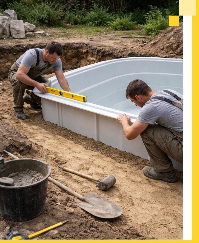 Производство и установка пластиковых бассейнов в Мурманске под ключ