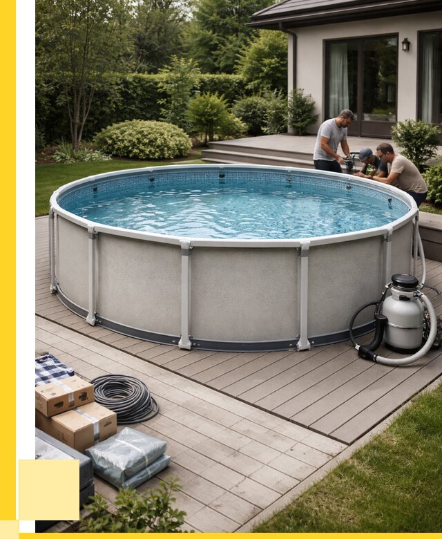 Купить каркасные бассейны в Мурманске от 46269 р. | ЭриданМрм