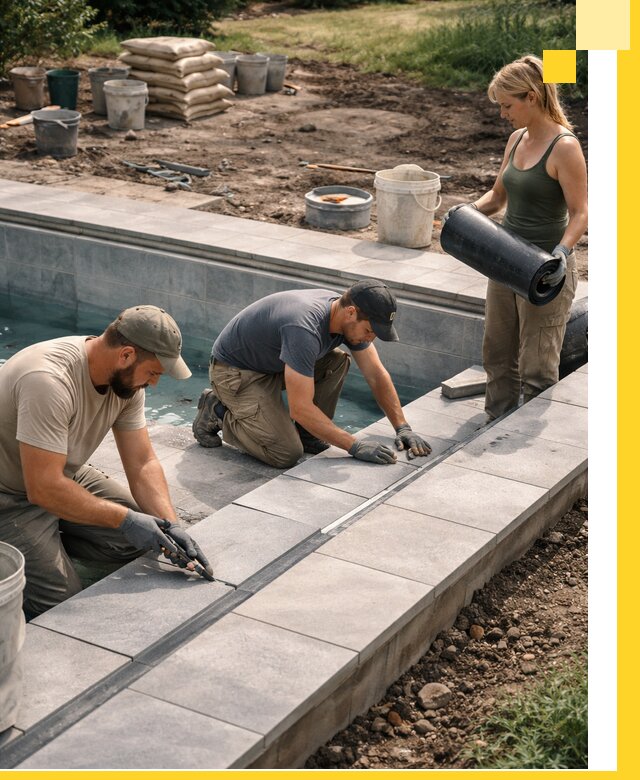 Строительство и монтаж уличных бассейнов под ключ в Мурманске