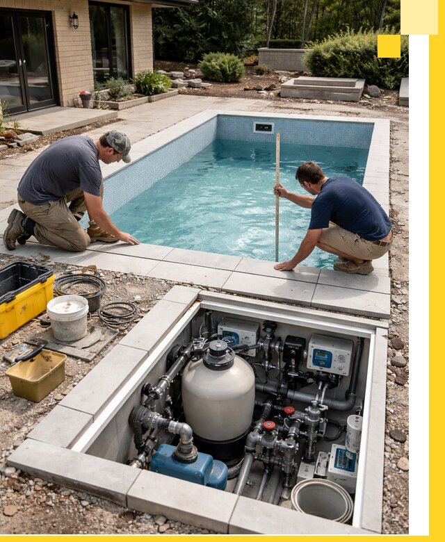 Строительство качественных домашних бассейнов под ключ в Мурманске