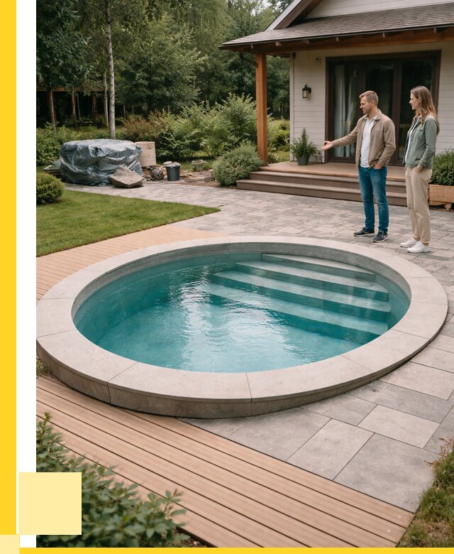 Бассейн на даче под ключ в Мурманске от 205640 р., ЭриданМрм