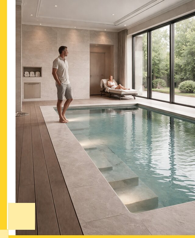 Бассейны в коттедже под ключ в Мурманске от 1233840 р. | ЭриданМрм