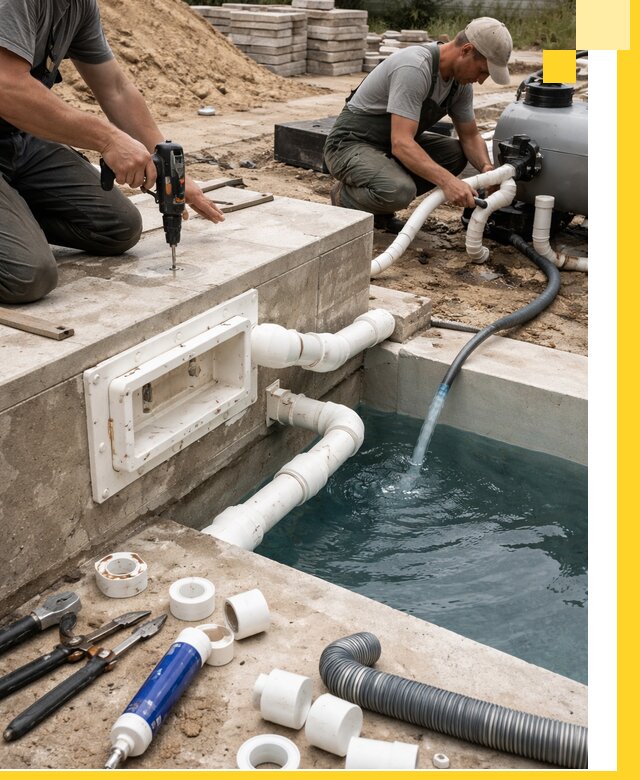 Строительство скиммерных бассейнов под ключ в Мурманске