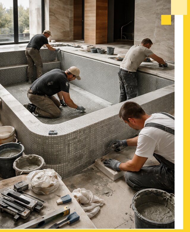 Строительство и установка СПА бассейнов под ключ в Мурманске