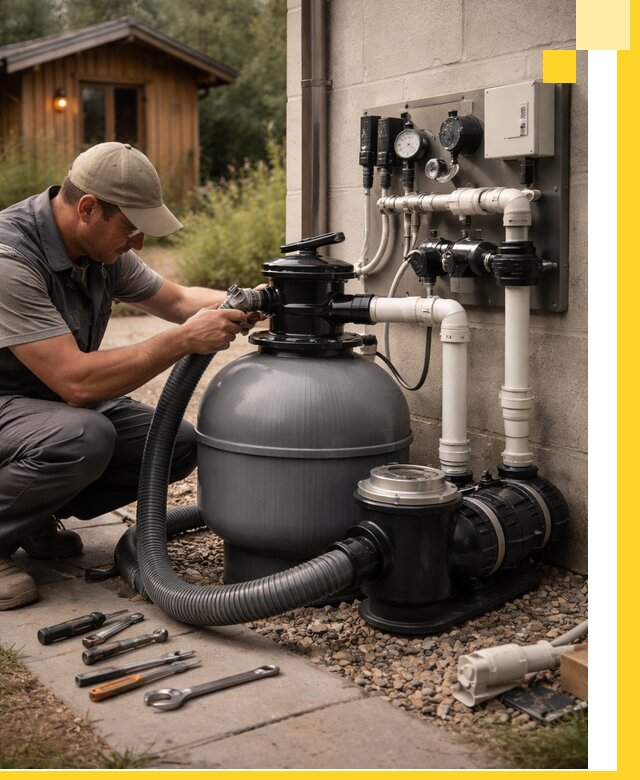 Продажа и монтаж фильтров и насосов для бассейнов в Мурманске