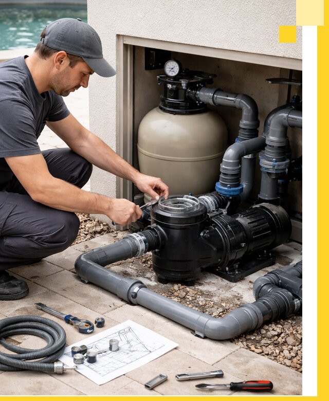 Поставка, монтаж и сервис насосов для бассейнов в Мурманске