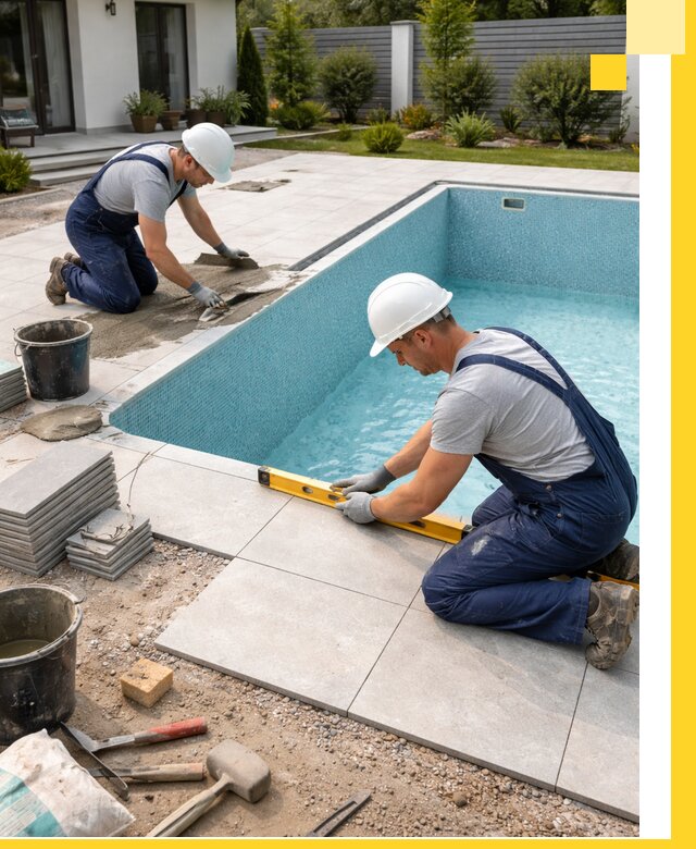 Строительство и монтаж плавательных бассейнов под ключ в Мурманске