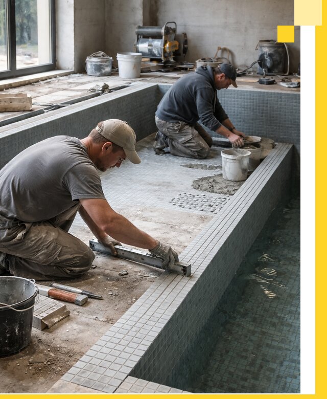 Строительство бассейна в частном доме в Мурманске под ключ