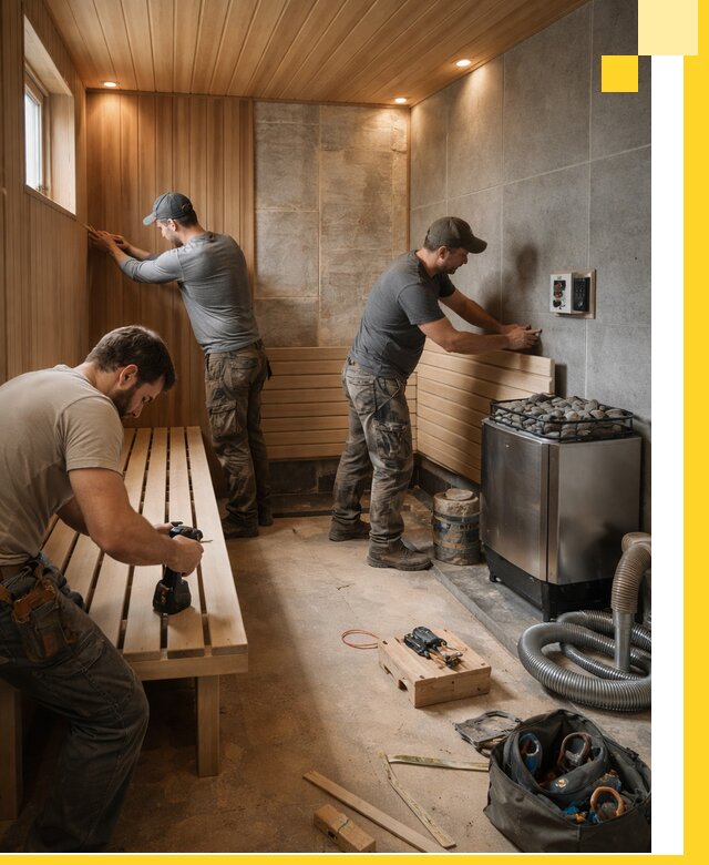 Сауны под ключ в Мурманске, проектирование, строительство, отделка