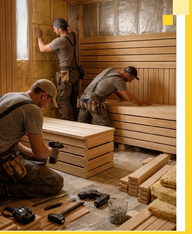 Профессиональное строительство саун под ключ в Мурманске