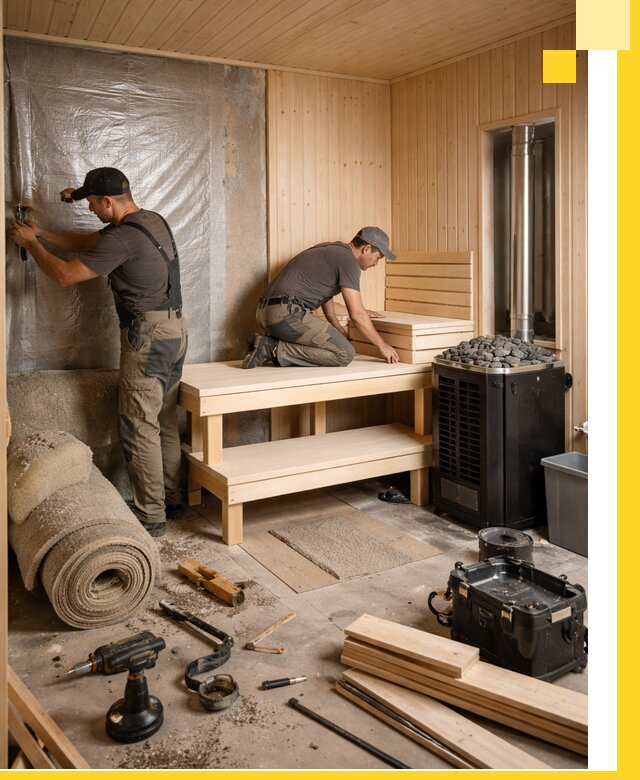 Проекты саун под ключ в Мурманске дизайн и строительство