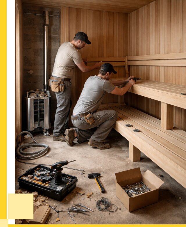 Монтаж саун под ключ в Мурманске от 123384 р. | ЭриданМрм
