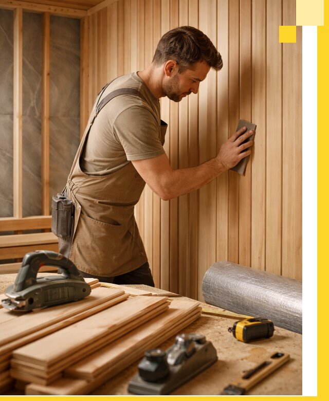 Профессиональная отделка саун и парных под ключ в Мурманске