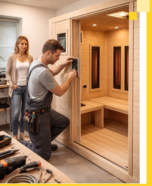 Инфракрасные сауны под ключ в Мурманске продажа и установка