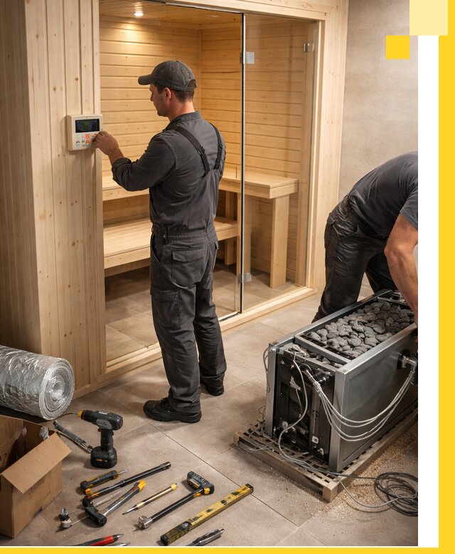 Поставка, установка и монтаж электрических саун в Мурманске