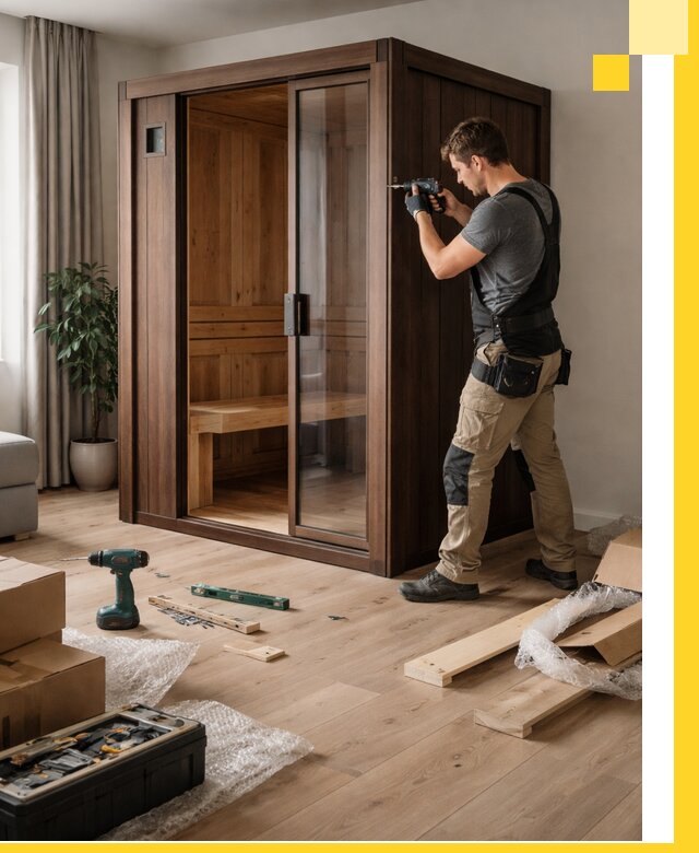 Установка и производство мини саун под ключ в Мурманске